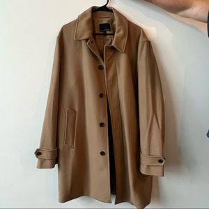 Banana Republic Mens Mohair Pea Coat - Mario Belluci Fabric